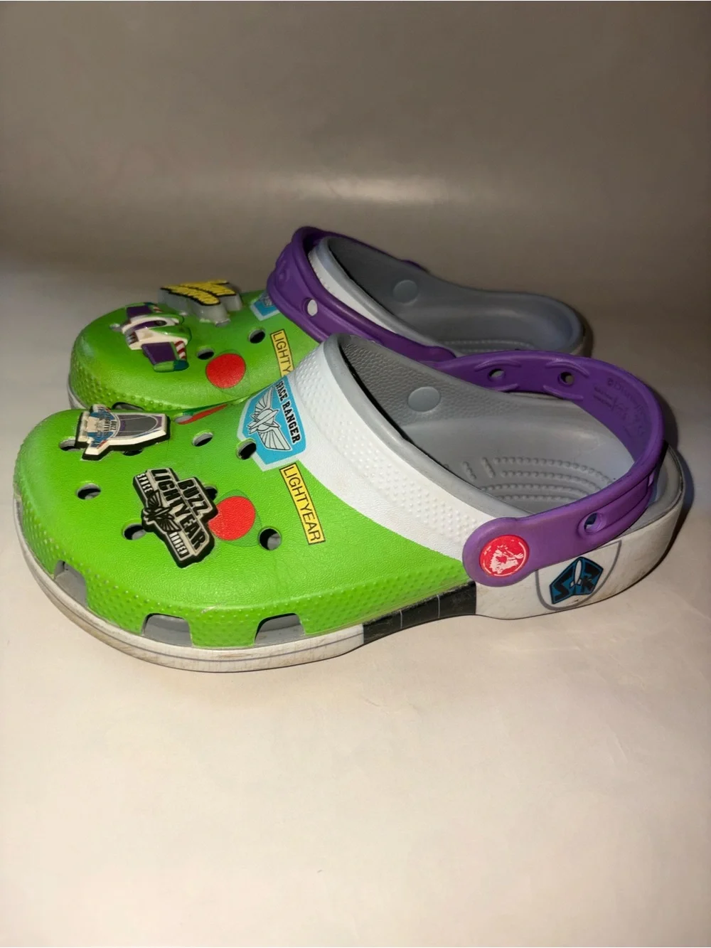 CROCS Buzz Lightyear. Size J3.